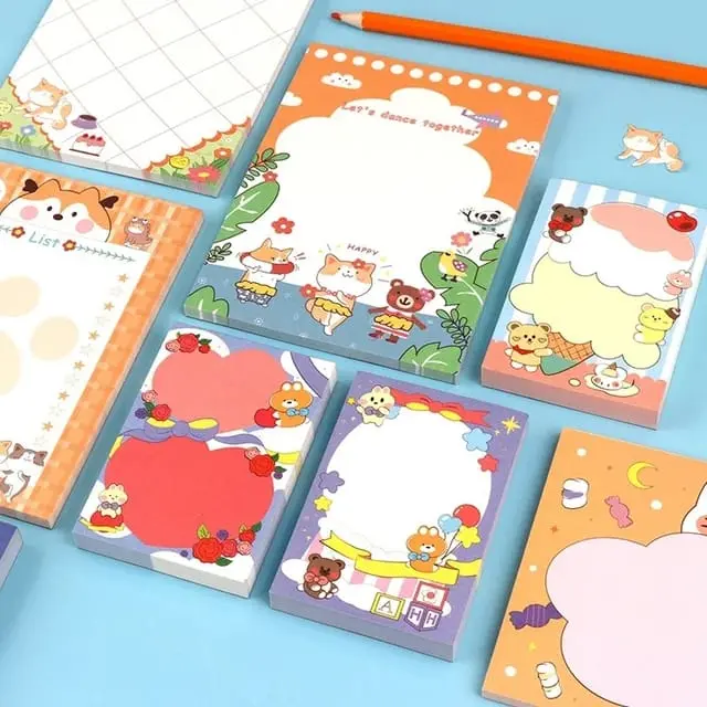 Cute memo pads and stationery