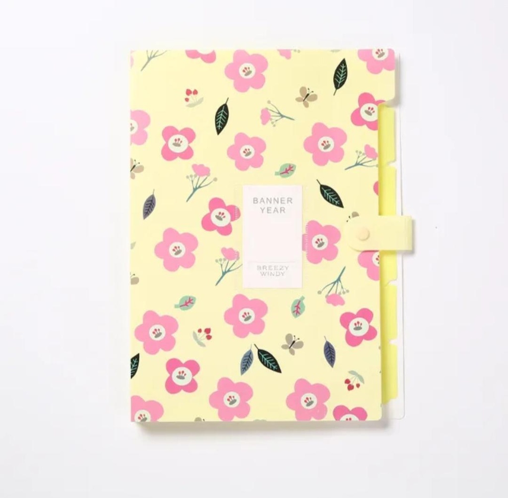 Kawaii Folder de documente Floral